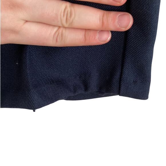 Vintage 70s Levis Black Tab Blue Dacron Polyester Western Pleated Pants Sz 34x26 - Picture 11 of 14